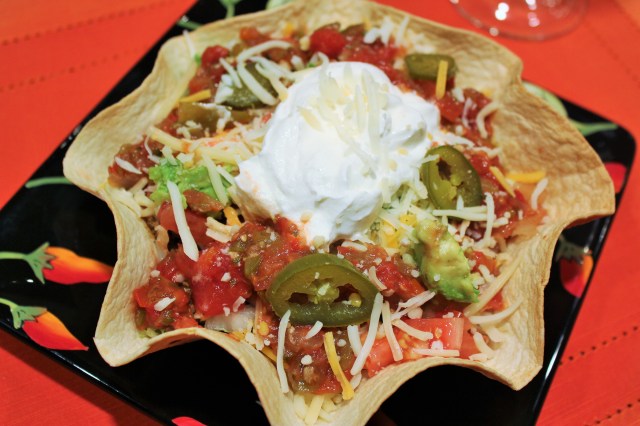 Kel's Cafe individual taco salad