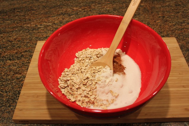 Combine dry ingredients