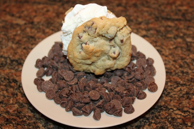 Roll sammie in chocolate chips