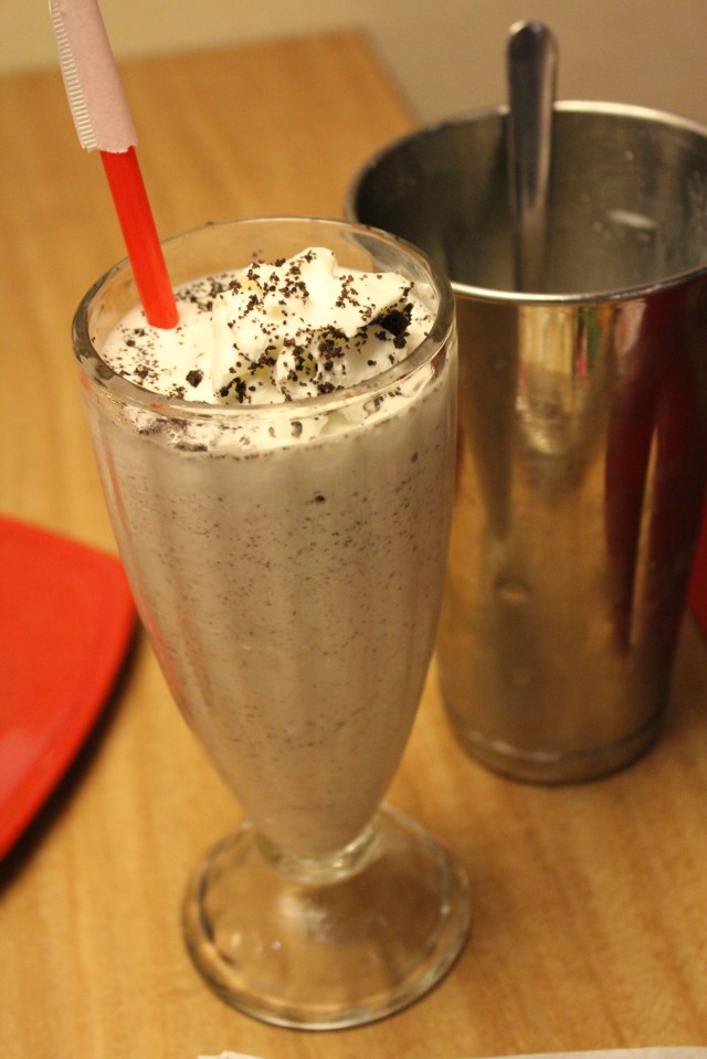 Smashburger Hand-spun Oreo shake