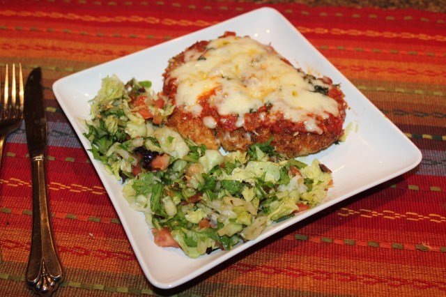 Chicken parm ready to eat!