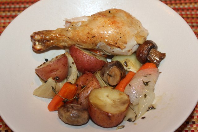 Dinner is served Kel's roast chicken