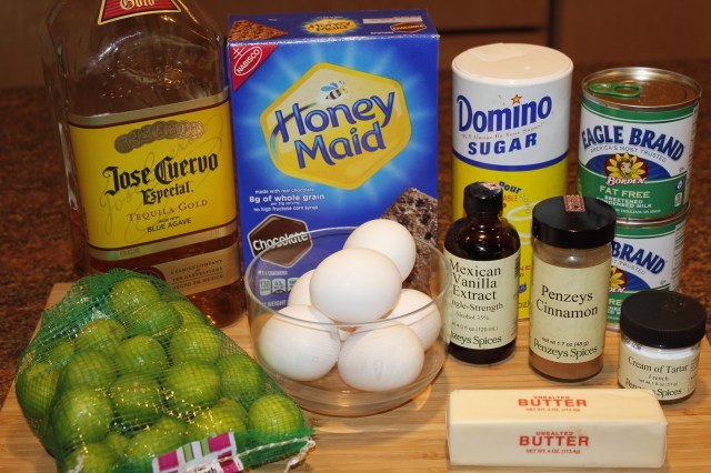 Kel's Tequila Key Lime Pie ingredients
