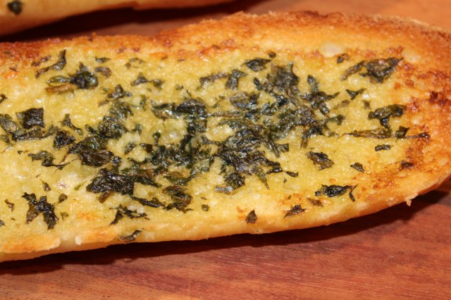 Garlic bread with Kel's herbed butter
