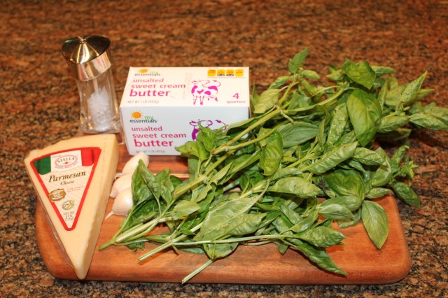 Kel's Basil Garlic Butter ingredients