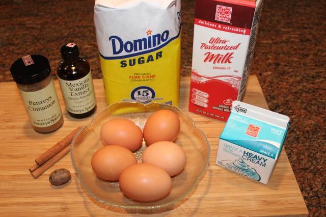 Kel's Cafe eggnog ingredients