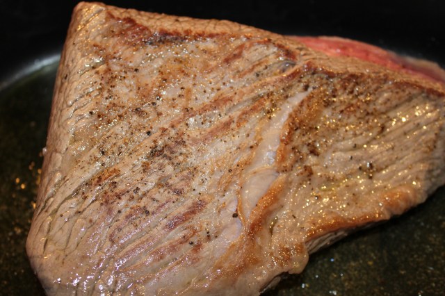 Sear the brisket