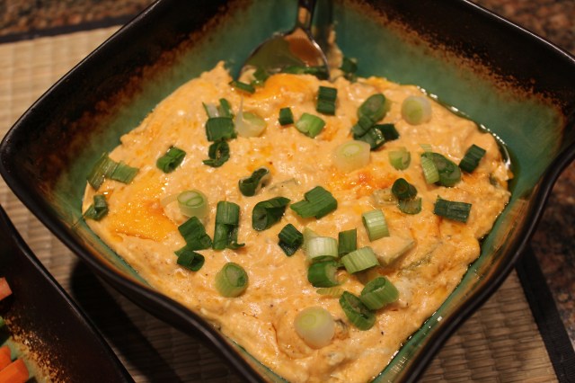 Kel's buffalo chicken dip
