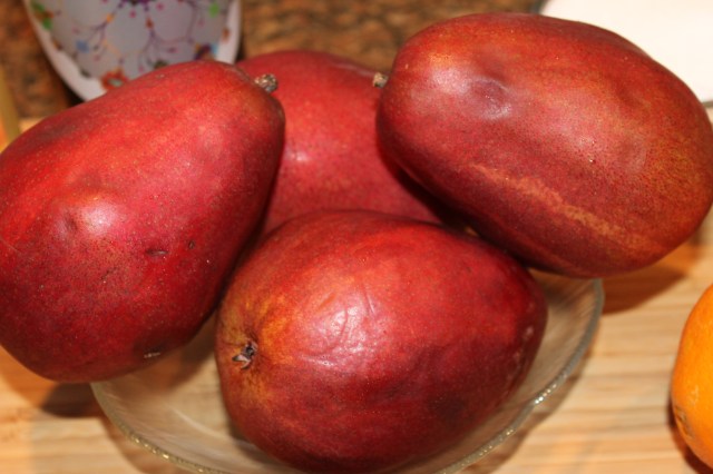 Red pears