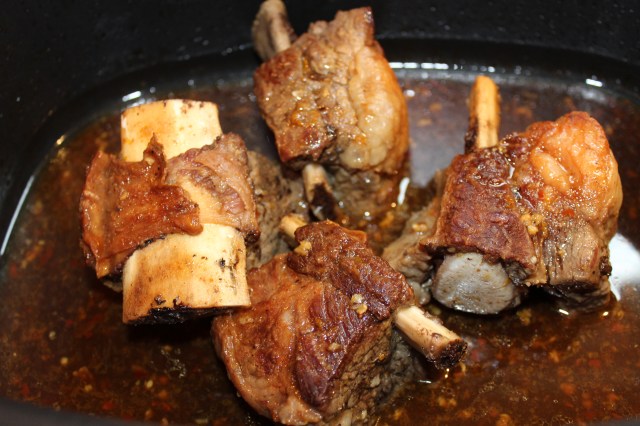 Slow cook beef ribs for 8 hours