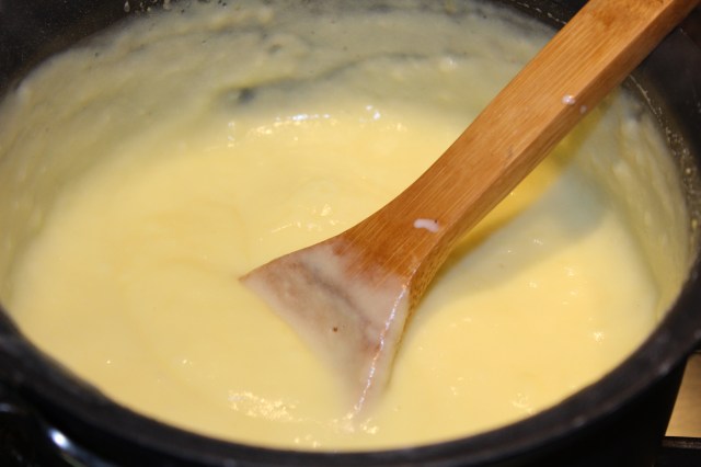 Cook until pudding thickens