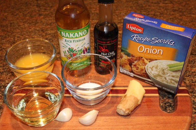 Kel's Asian Inspired Bowtie dressing ingredients