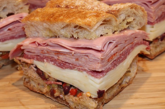 Are you hungry for Kel's Overstuffed muffulettas