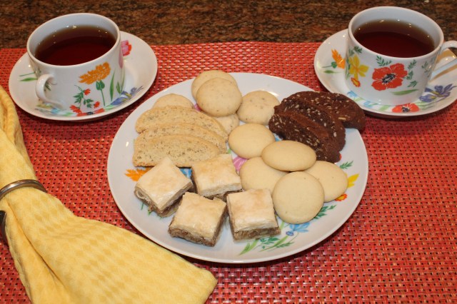 Tea time with Fadia's pastries