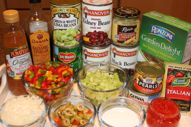 Joan J's bean salad ingredients
