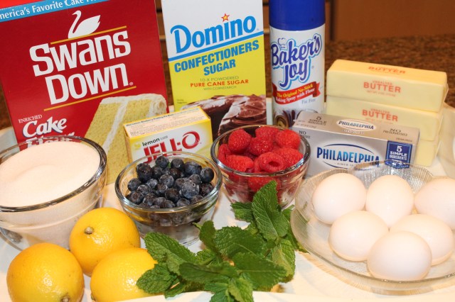 Kel's Luscious Lemon Pound Cake Ingredients