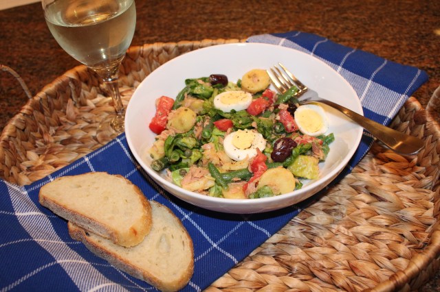 Let's eat Kel's Nicoise salad