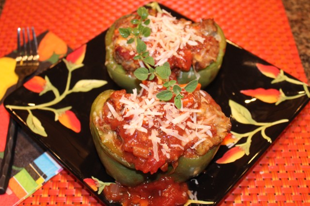 Let's eat Kel's Meatball Sub Stuffed Peppers
