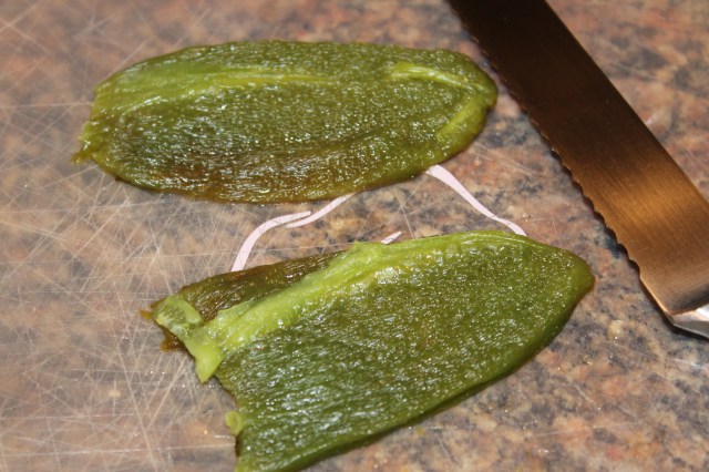 Cut jalepeno