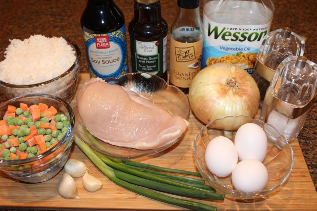 Kel's chicken fried rice ingredients
