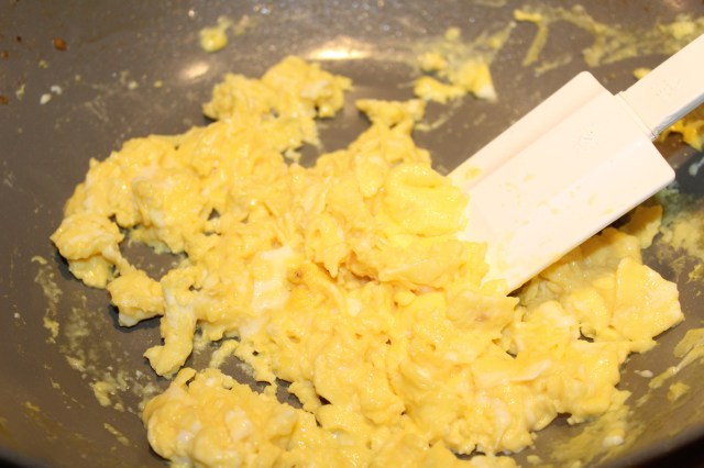 Scramble eggs