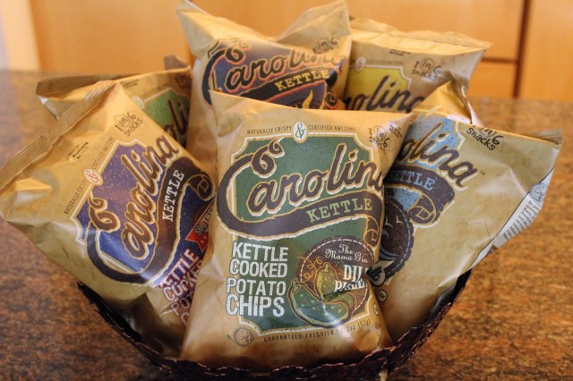 Basket full of Carolina Kettle Chips