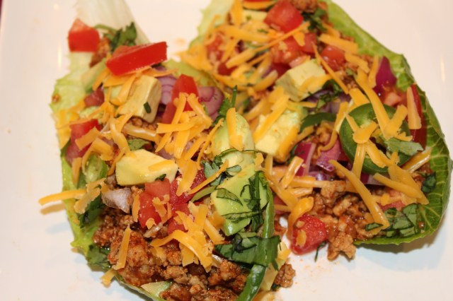 Kel's Cafe Turkey Taco Lettuce Boats