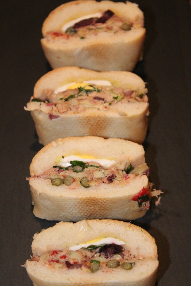 Kel's Cafe Tuna Pan Bagnat appetizer