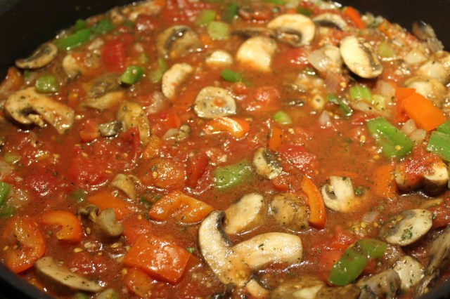 Add tomatoes, etc. to veggies