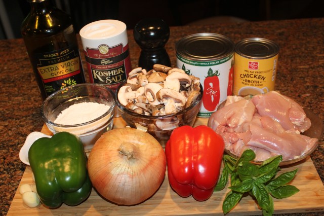 Kel's Cafe chicken caccitore ingredients