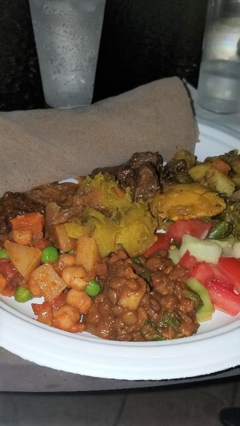 Serve with other Ethiopian foods