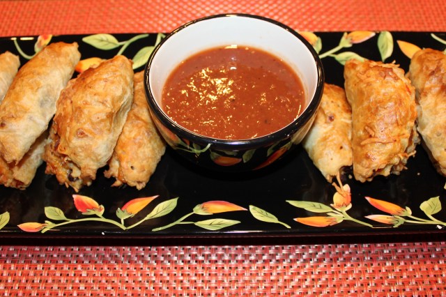 Kel's chicken and black bean empanadas