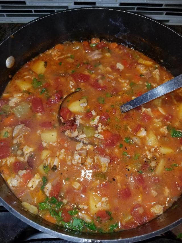 Garnish with parsley