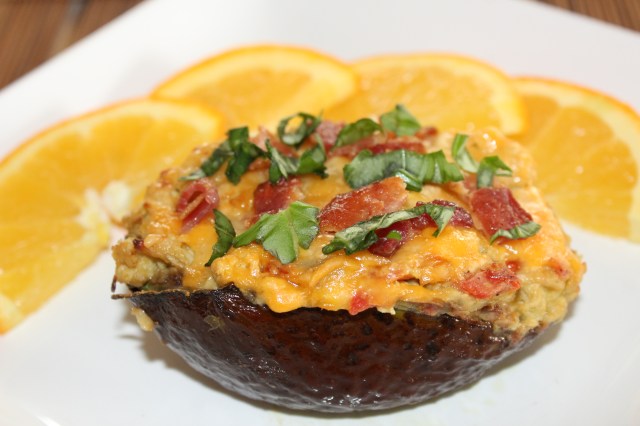 Kel's Cafe chicken stuffed avocado