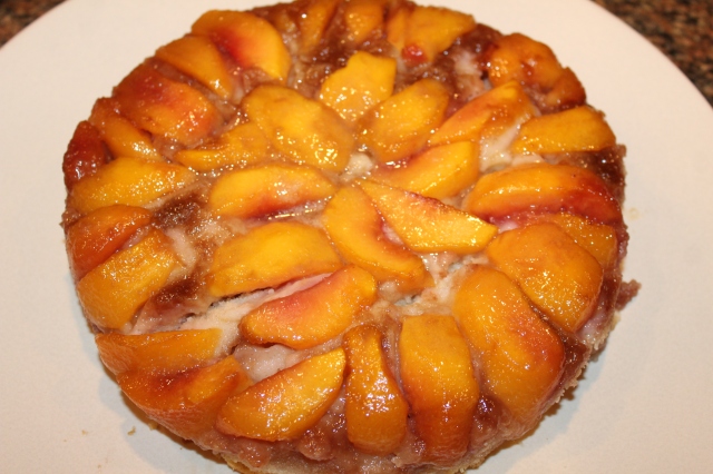 Kel's peach cake