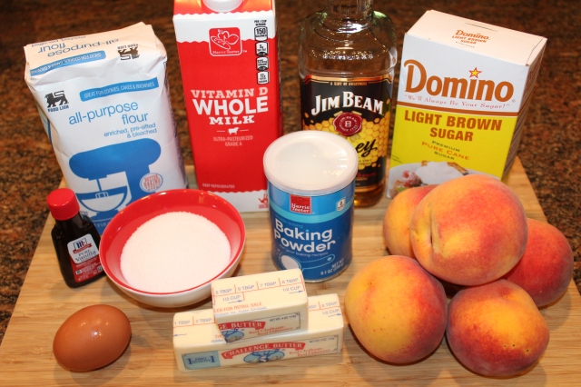 Peach cake ingredients